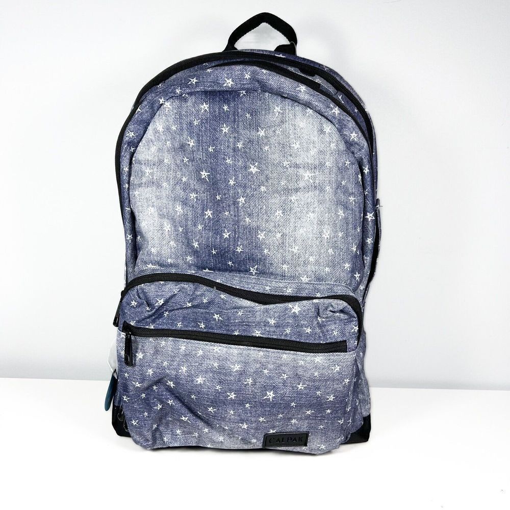 Calpak Blue Star Print Backpack